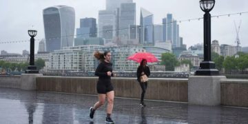 Ola de calor en el Reino Unido con riesgo de tormentas