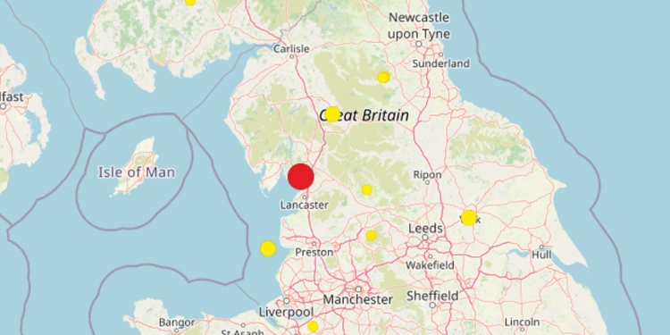 Sismo de 3.3 en Inglaterra