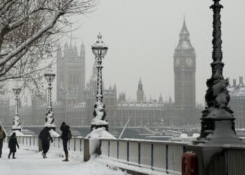 frío intenso y posible nieve en Londres