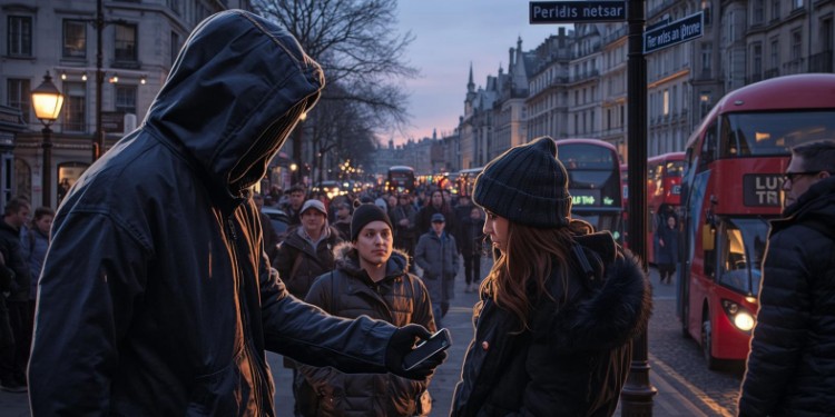 ladrones de teléfonos en Londres