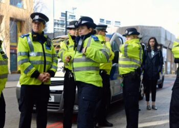 Policía Metropolitana de Londres huelga