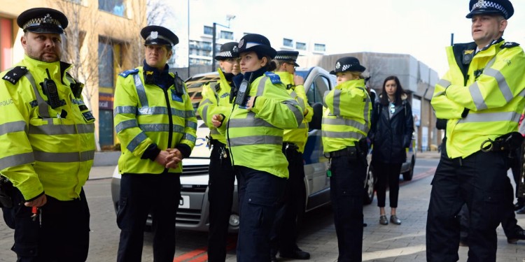 Policía Metropolitana de Londres huelga