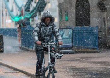 cinco días de nieve en Londres