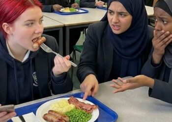 retirar cerdo y bacon menús escolares