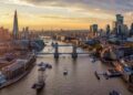 sol por la tarde en Londres
