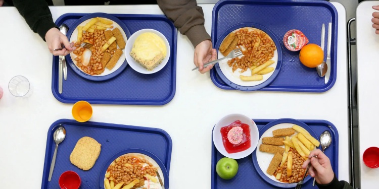 frituras y postres en escuelas