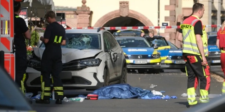 atropello masivo Leipzig