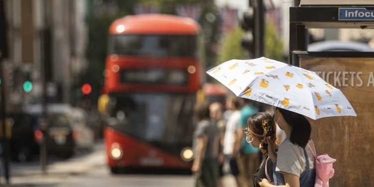ola de calor en londres