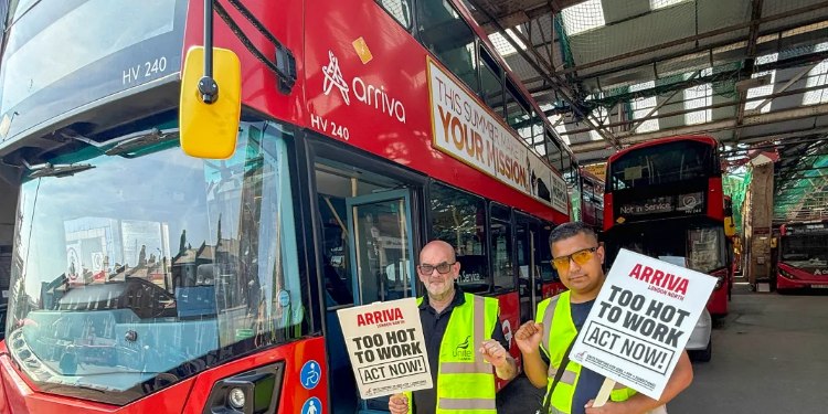 huelga de autobuses en Londres