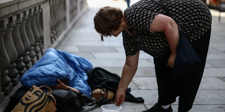 personas sin hogar en Reino Unido