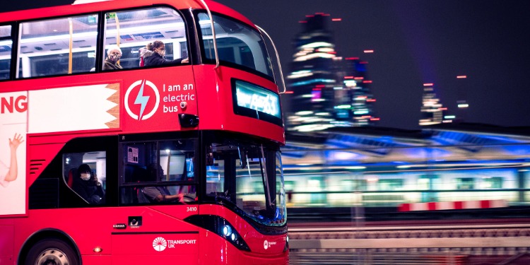 rutas de autobús en Londres